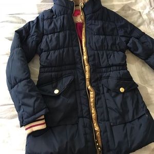 Girls winter puffer coat